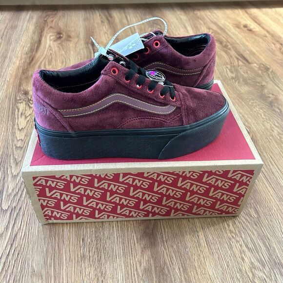VANS Disney x Old Skool Stackform 'Poison Apple' lace up shoes sneakers sz8 new. - Picture 9 of 9